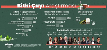 Bitki çayı araştırması tablo